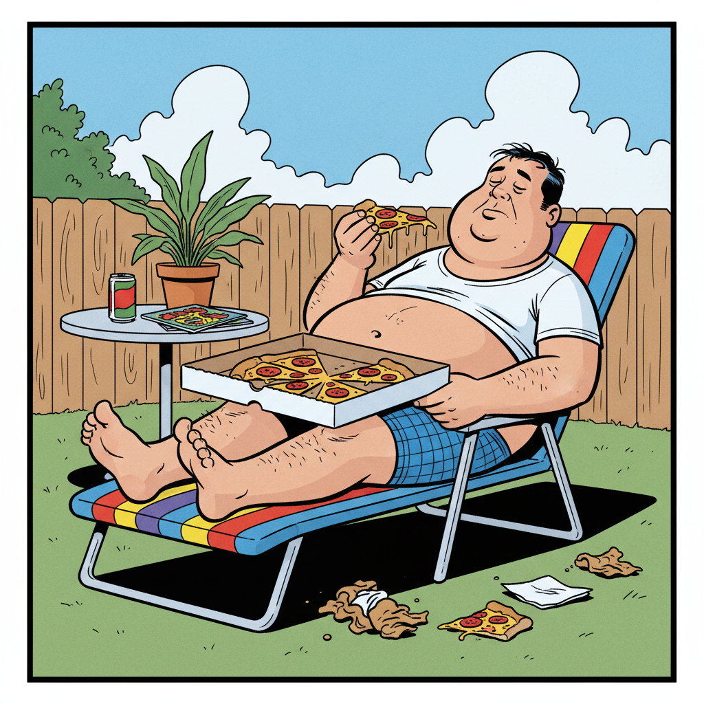 Lazy Man Speaks - Panel 1